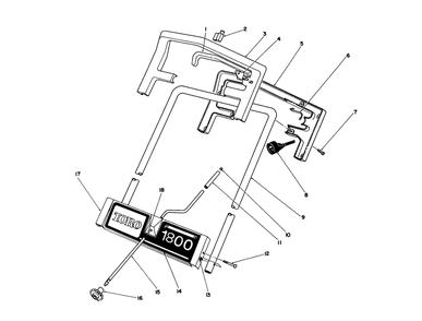 Part Location Diagram of 73-0310 Lawn Boy Plate-Escutcheon